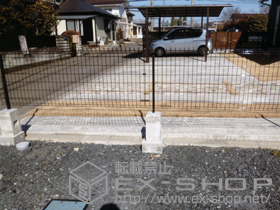 のフェンス・柵 メッシュフェンス G10-R 施工例