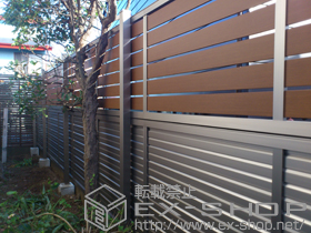 のフェンス・柵 セレビューフェンス RP3型/R5型 2段柱施工 施工例