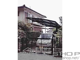 のカーポート レイナポート 延長 積雪〜20cm対応+レイナポート 着脱式サポート 施工例