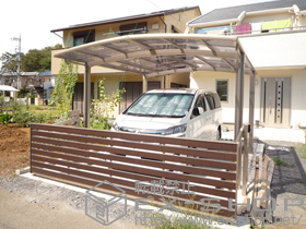 のカーゲート ワイドオーバードアS5型 電動式 施工例