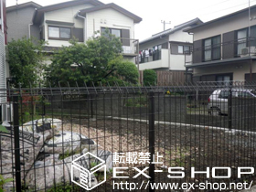 のフェンス・柵 メッシュフェンスG10-R 施工例