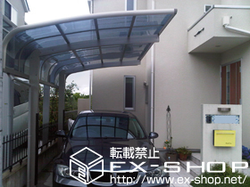 のカーポート レイナキャップポート 積雪〜20cm対応＋柱カバー小 2枚入 施工例