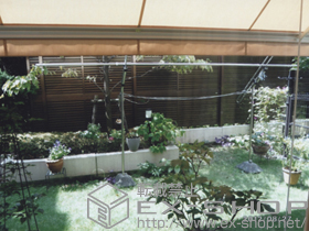 のオーニング・日よけ エルパティオプラス 電動式 リモコンタイプ 施工例