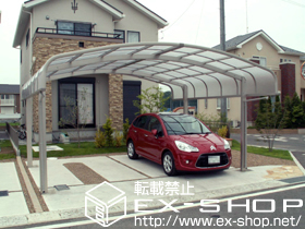 のカーポート レイナキャップツインポート 積雪〜20cm対応 施工例