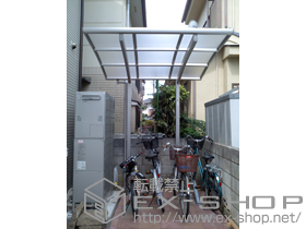 のサイクルポート・駐輪場 レイナポート ミニ 積雪〜20cm対応 施工例