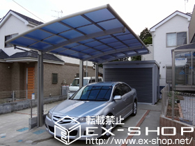 のカーポート レイナポート 延長 積雪〜20cm対応＋着脱式サポート 標準・ハイルーフ用 施工例