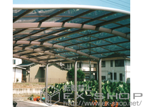 のカーポート カーブポートシグマIII ワイド 縦連棟 積雪〜30cm対応 施工例