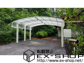 のカーポート レイナキャップポート50 M合掌 積雪〜50cm対応 施工例