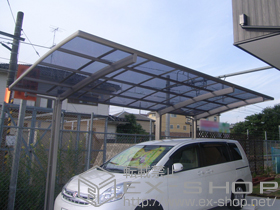 のカーポート カーブポートシグマIII 延長 積雪〜30cm対応 施工例