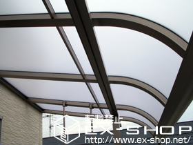 のバルコニー・ベランダ屋根 パワーアルファ RB型 屋根タイプ 単体 積雪〜30cm対応 施工例