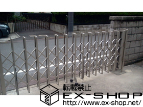 のカーゲート レイオス1型 ノンレール 片開き 30S 施工例