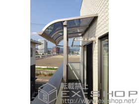 のバルコニー・ベランダ屋根 ライザーテラスII R型 屋根タイプ 単体 積雪対応〜20? 施工例