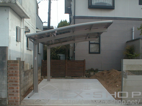 のカーポート カーブポートシグマIII 積雪〜30cm対応 施工例