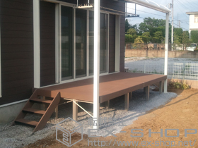 のウッドデッキ リウッドデッキ200 施工例