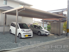 のカーポート テリオスポートIII 900 3台用 4本柱 積雪〜30cm対応 施工例