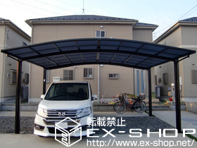 のカーポート カーブポートシグマIII ワイド 積雪〜20cm対応 施工例