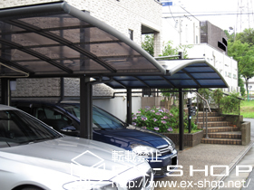 のカーポート クイックポートV型 積雪〜20?対応 施工例