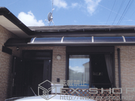 のバルコニー・ベランダ屋根 ライザーテラスII R型 ルーフタイプ 積雪〜20?対応 施工例