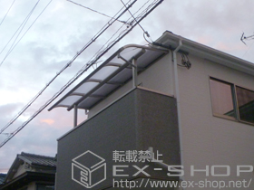 のカーポート プレシオステラス R型 屋根タイプ 単体　積雪〜20cm対応 施工例