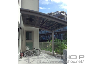 のカーポート カーブポートシグマIII 積雪〜30cm対応+着脱式サポート柱 2本 施工例