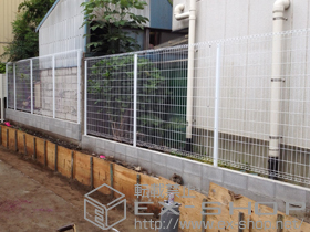のフェンス・柵 イーネットフェンス1F型 施工例