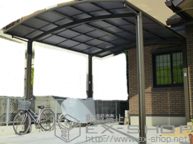 のカーポート カーブポートシグマIII ワイド 積雪〜30ｃｍ対応 施工例