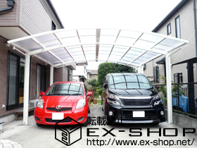 のカーポート レイナツインポート 積雪〜20ｃｍ対応 施工例