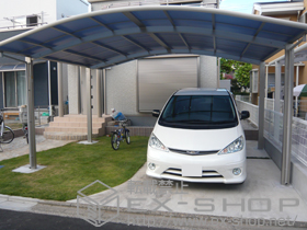 のカーポート レイナツインポート 積雪〜20cm対応 施工例