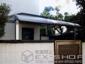 のテラス屋根 プレシオステラス R型 テラスタイプ 単体 積雪〜20ｃｍ対応 施工例