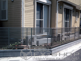 のフェンス・柵 プリレオR3型フェンス フリーポールタイプ 施工例