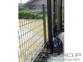 のフェンス・柵 ハイグリットフェンスN8型 フリーポールタイプ 施工例