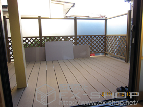 のウッドデッキ リコステージII 施工例