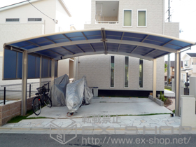 のカーポート レイナポート M合掌　積雪〜20cm対応 施工例