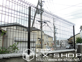 のフェンス・柵 メッシュフェンス G10-R 施工例