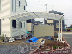 のカーポート レイナツインポート 積雪〜20cm対応 施工例