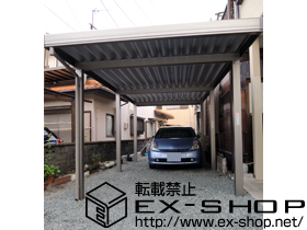 のカーポート テリオスポートIII 900 奥行延長 6本柱 積雪〜30ｃｍ対応 施工例