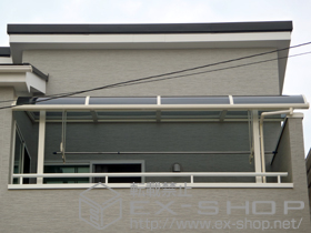 のバルコニー・ベランダ屋根 ライザーテラスII R型 屋根タイプ 単体 施工例