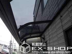 のバルコニー・ベランダ屋根 ライザーテラスII R型 3階南西 ルーフタイプ 積雪〜20? 施工例