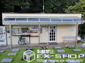 のテラス屋根 プレシオステラス R型 テラスタイプ 連棟 積雪〜20cm対応 施工例