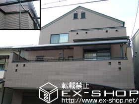 のバルコニー・ベランダ屋根 ライザーテラスIIR型 屋根タイプ 連棟 積雪〜20cm対応 施工例