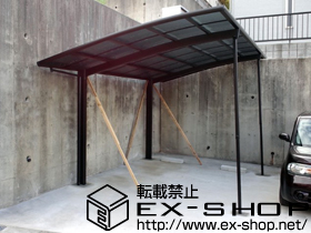 のカーポート カーブポートシグマIII 耐風圧強度仕様 積雪〜30cm対応 施工例