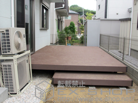 のウッドデッキ リコステージII 単体 施工例