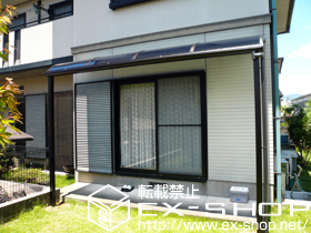 のテラス屋根 プレシオステラス R型 テラスタイプ 単体 積雪〜20cm対応 施工例