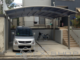 のカーポート レイナツインポート 積雪〜20?対応 施工例