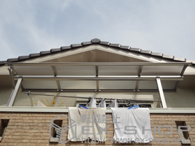 のカーポート プレシオステラス R型 屋根タイプ 単体 積雪〜20cm対応 施工例