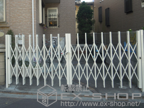 のカーゲート アルシャインII M型 Aタイプ ノンレール 両開き 施工例