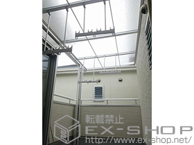 のバルコニー・ベランダ屋根 ライザーテラスII F型 屋根タイプ 単体　積雪〜20cm対応 施工例