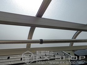 のバルコニー・ベランダ屋根 ライザーテラスII R型 屋根タイプ 単体 積雪〜20cm対応 施工例