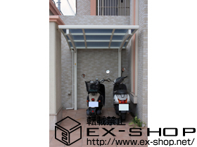 のサイクルポート・駐輪場 レイナポート ミニ　積雪〜20cm対応 施工例