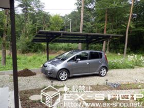 のカーポート カーブポートシグマIII 積雪〜20cm対応 施工例